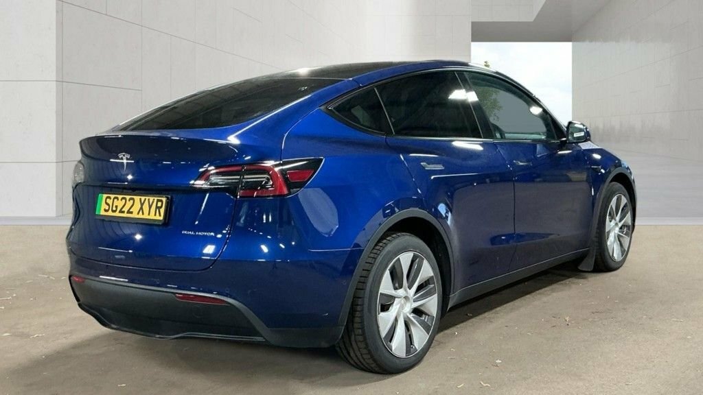 Tesla Model Y Suv Blue #5