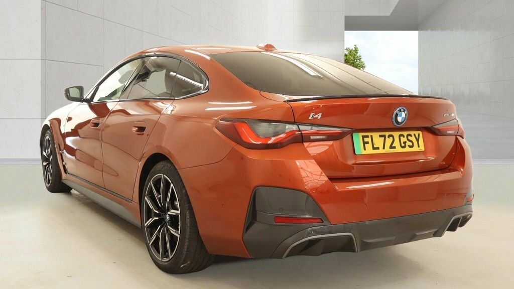 BMW i4 Hatchback Orange #4