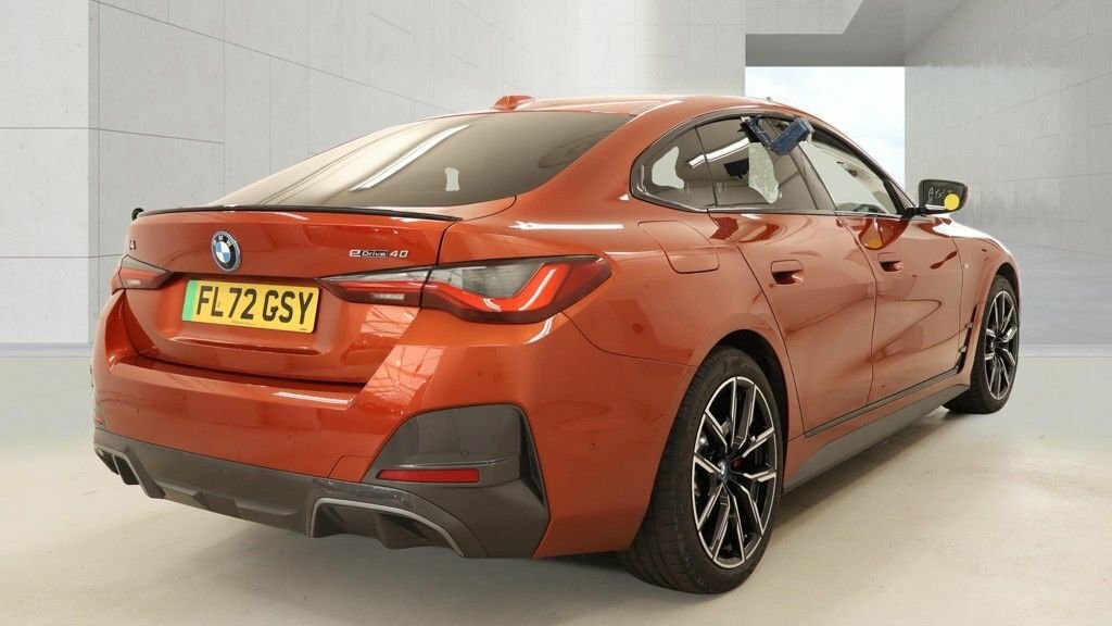 BMW i4 Hatchback Orange #5