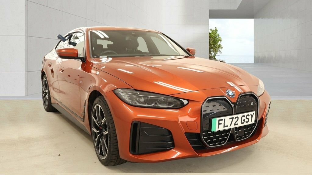 BMW i4 Hatchback Orange