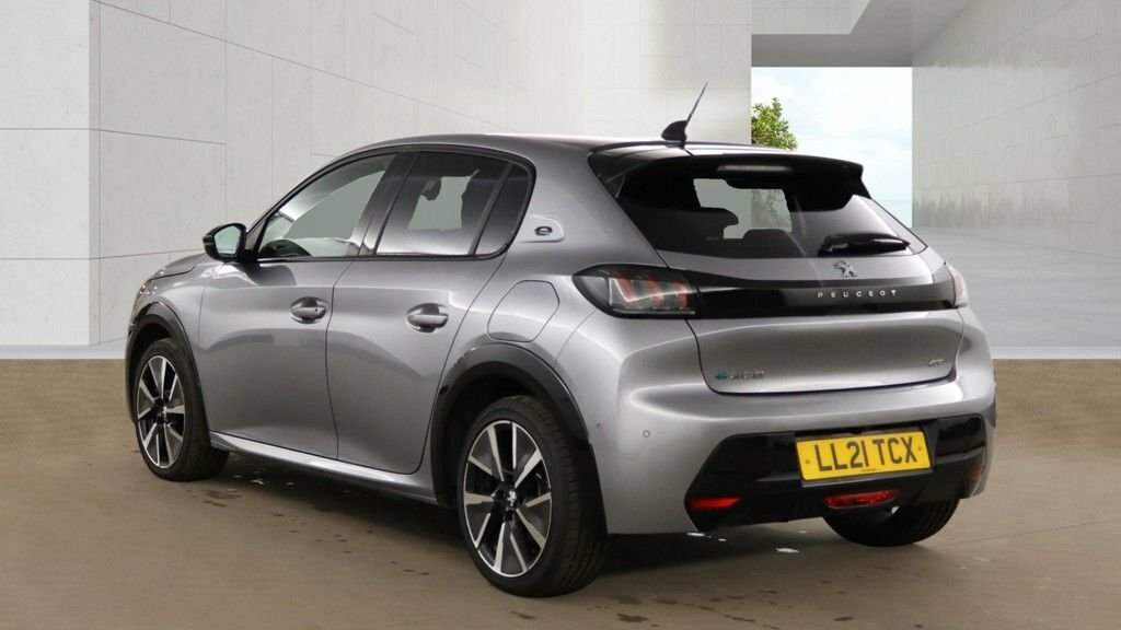 Peugeot e-208 Hatchback Grey #4