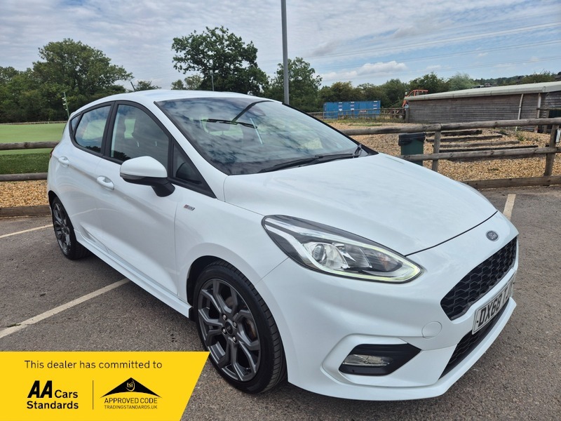 Ford Fiesta 1.0T Ecoboost St-line Euro White