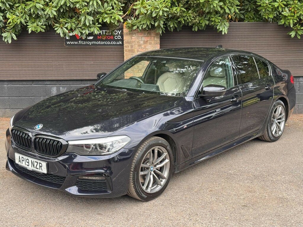 BMW 5 Series 2.0 520D M Sport Euro 6 Ss AP19NZR Black #4