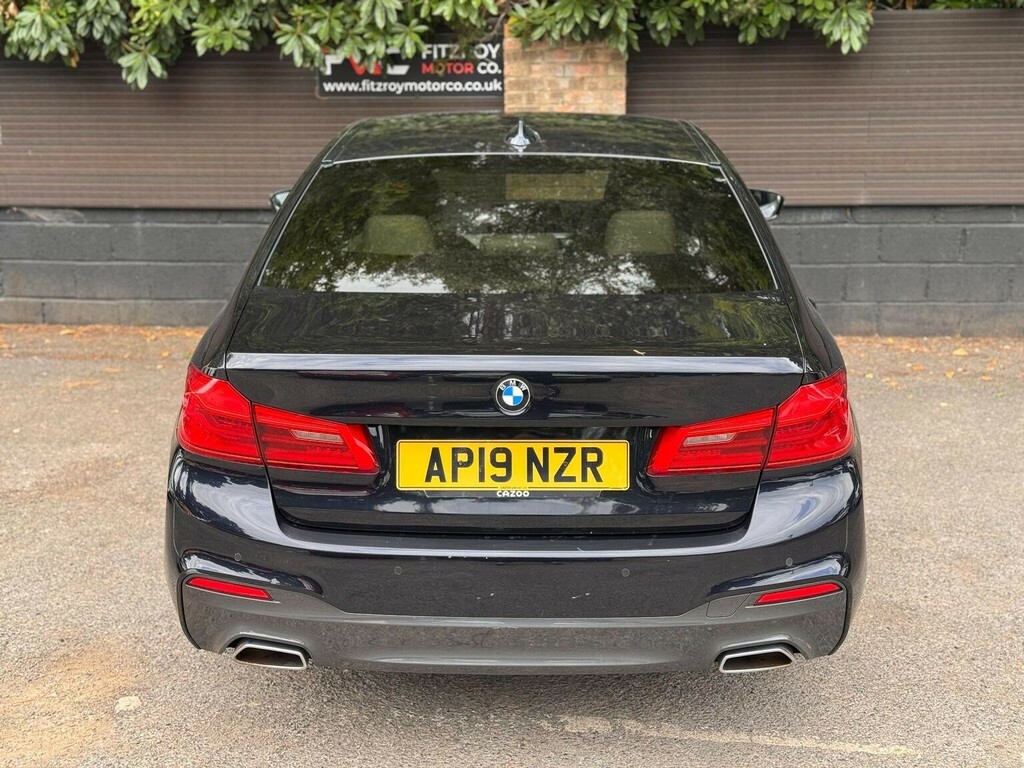 BMW 5 Series 2.0 520D M Sport Euro 6 Ss AP19NZR Black #6
