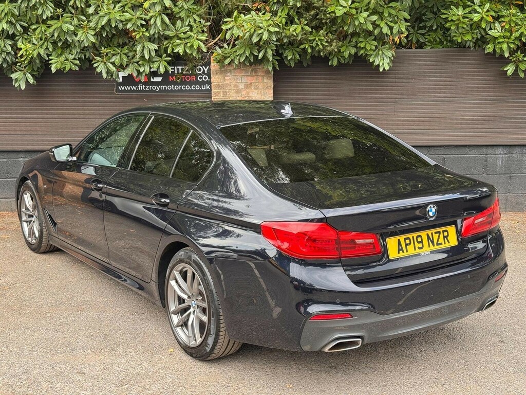 BMW 5 Series 2.0 520D M Sport Euro 6 Ss AP19NZR Black #5
