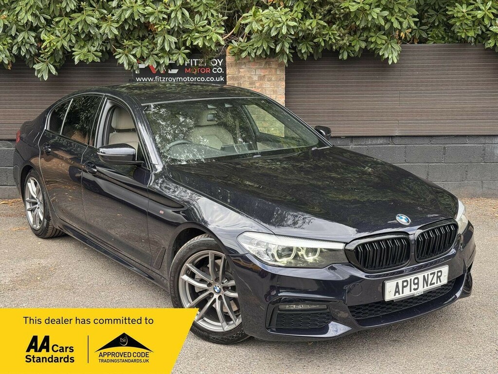 BMW 5 Series 2.0 520D M Sport Euro 6 Ss AP19NZR Black