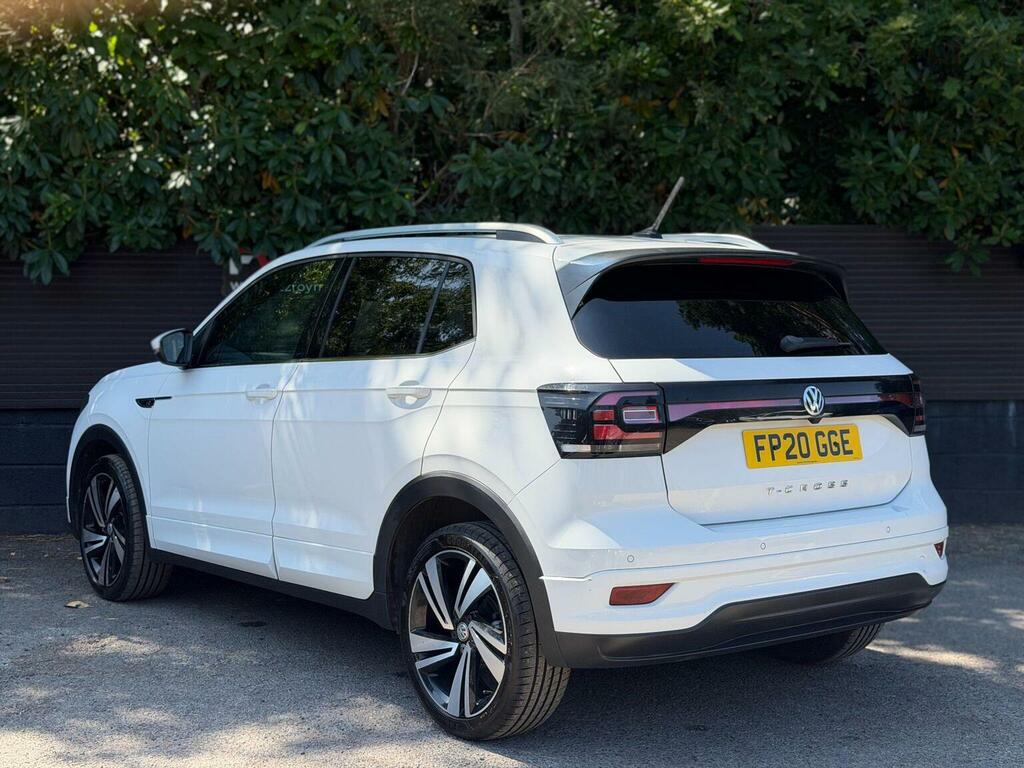 Volkswagen T-Cross 1.0 Tsi R-line Dsg Euro 6 Ss FP20GGE White #4