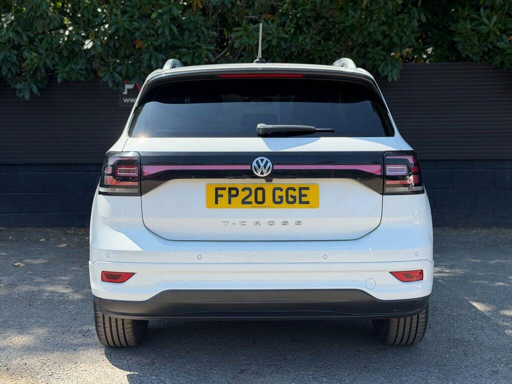 Volkswagen T-Cross 1.0 Tsi R-line Dsg Euro 6 Ss FP20GGE White #5