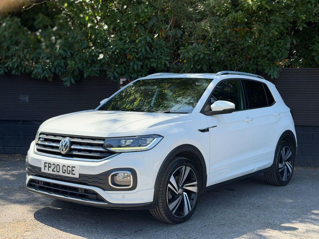 Volkswagen T-Cross 1.0 Tsi R-line Dsg Euro 6 Ss FP20GGE White #3