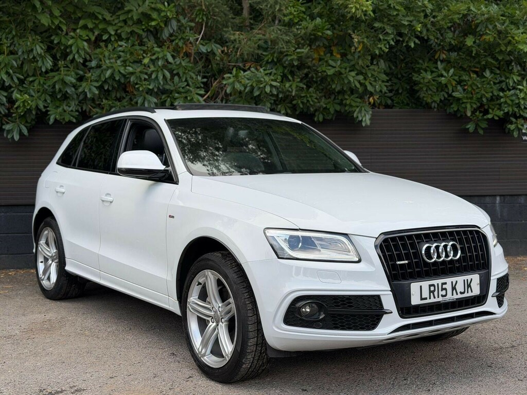 Audi Q5 2.0 Tfsi S Line Plus Tiptronic Quattro Euro 6 Ss LR15KJK White #2
