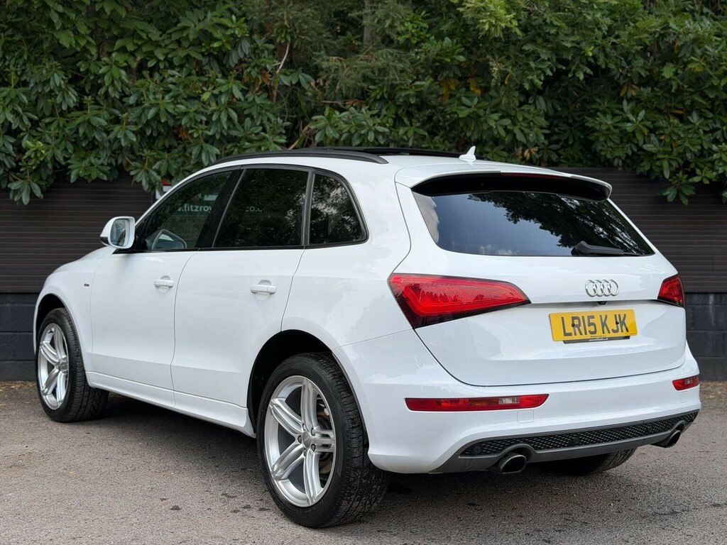 Audi Q5 2.0 Tfsi S Line Plus Tiptronic Quattro Euro 6 Ss LR15KJK White #5