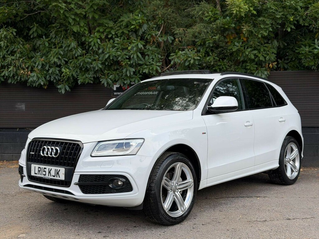 Audi Q5 2.0 Tfsi S Line Plus Tiptronic Quattro Euro 6 Ss LR15KJK White #4