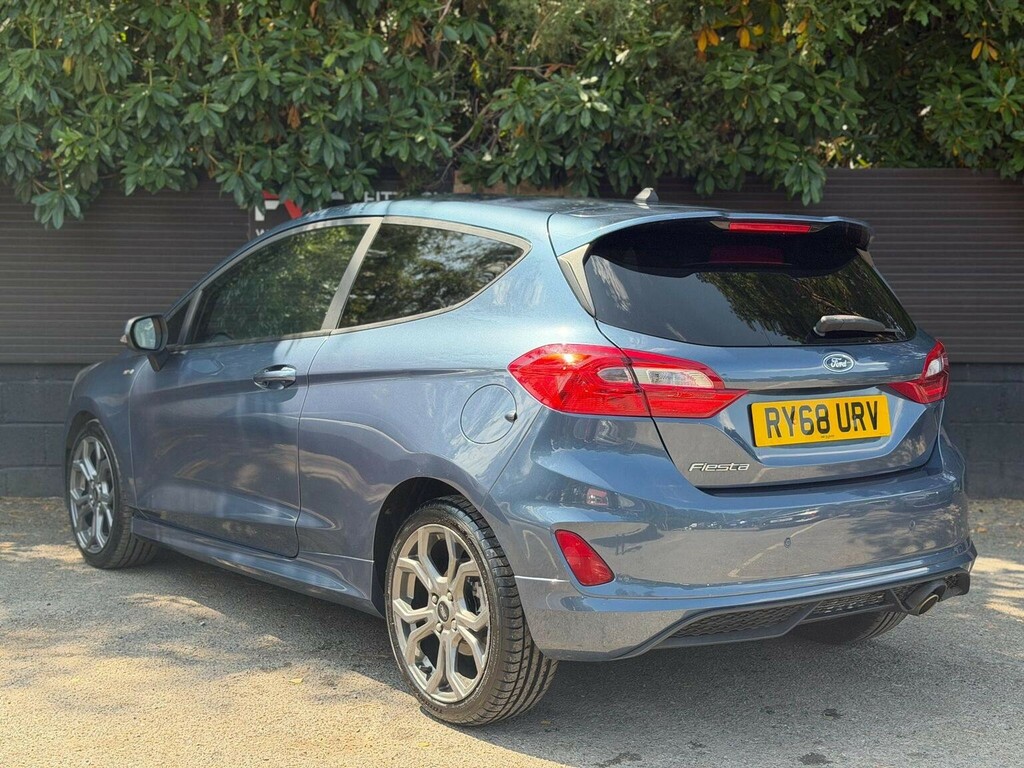 Ford Fiesta 1.0T Ecoboost St-line Euro 6 Ss RY68URV Blue #5