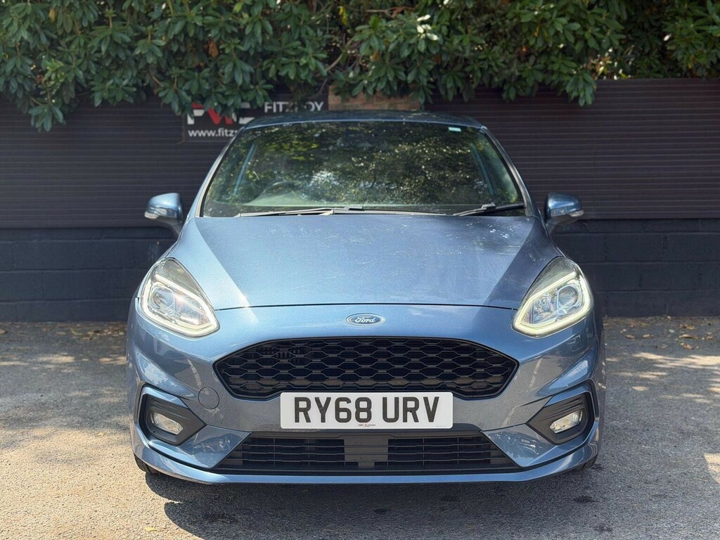 Ford Fiesta 1.0T Ecoboost St-line Euro 6 Ss RY68URV Blue #3