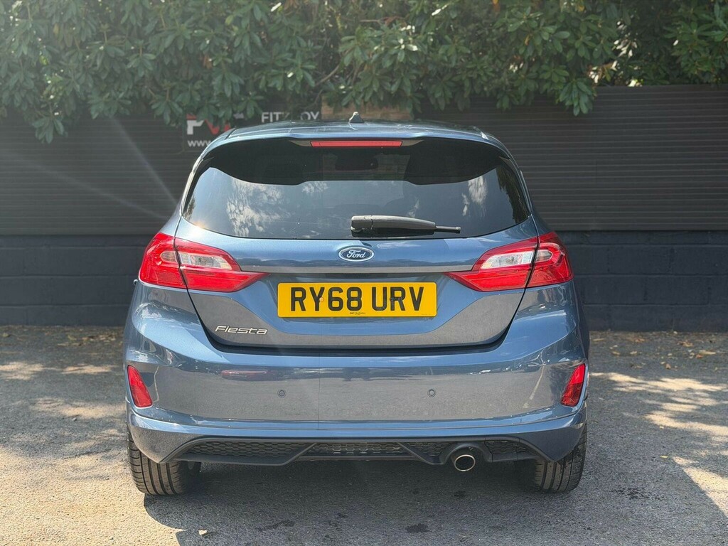 Ford Fiesta 1.0T Ecoboost St-line Euro 6 Ss RY68URV Blue #6