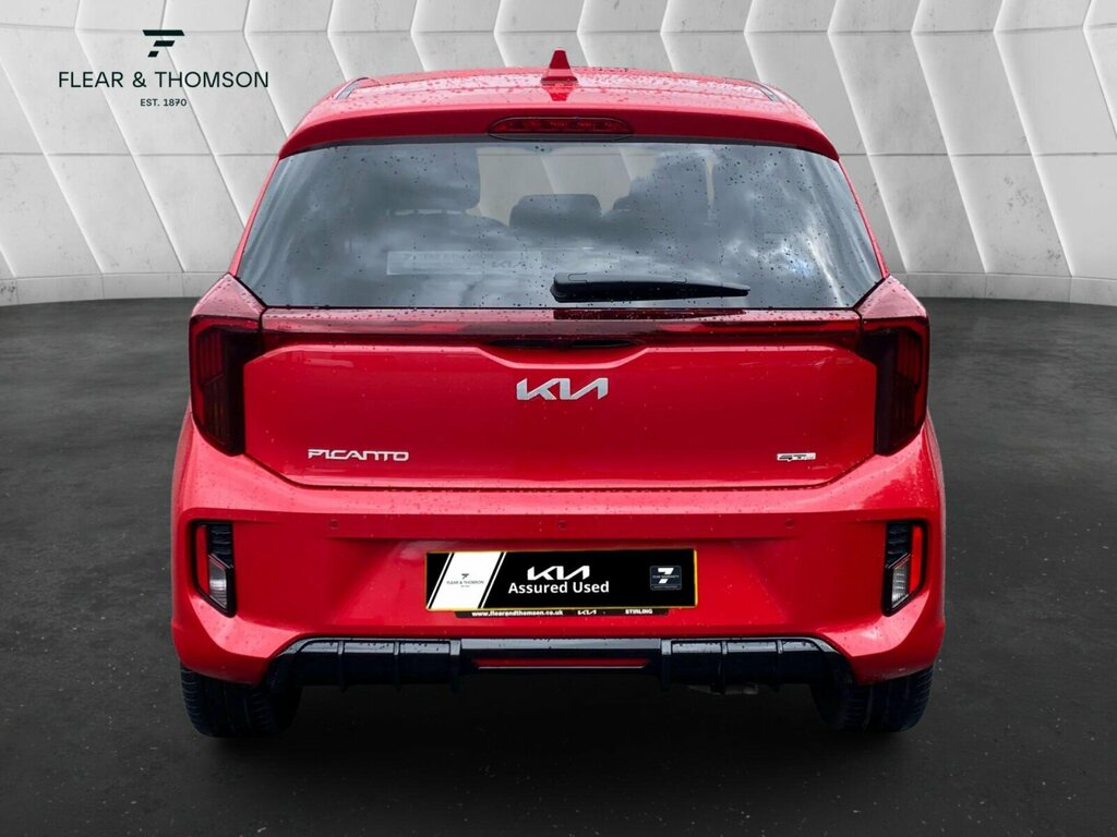 Kia Picanto 1.0 Gt-line Euro 6 Ss SJ75BMU Red #4