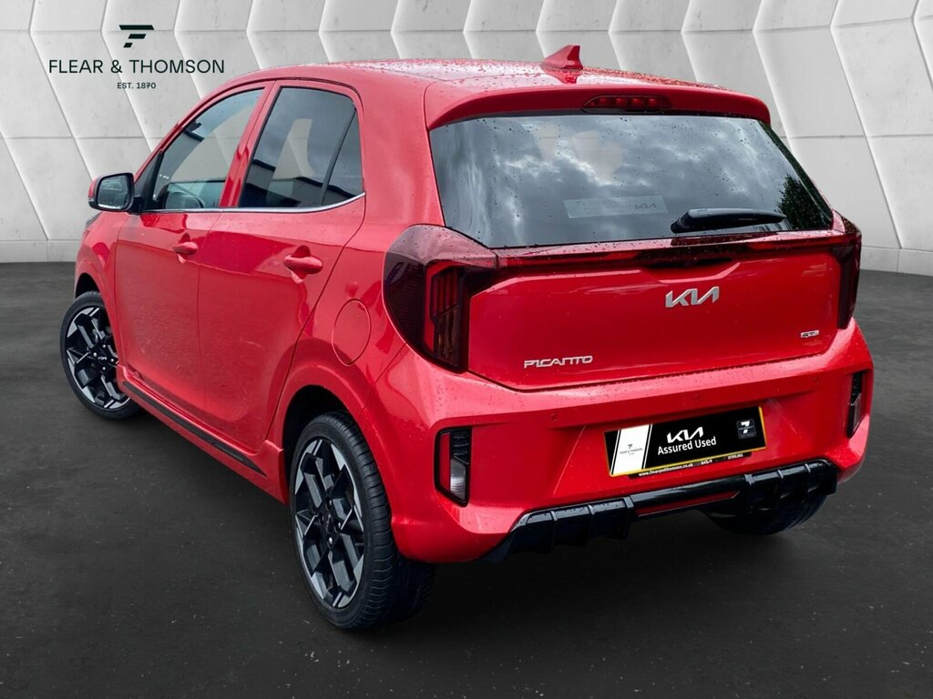Kia Picanto 1.0 Gt-line Euro 6 Ss SJ75BMU Red #3