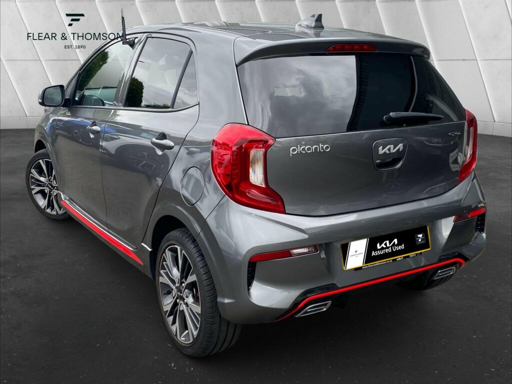 Kia Picanto 1.0 Dpi Gt-line Amt Euro 6 Ss Grey #3