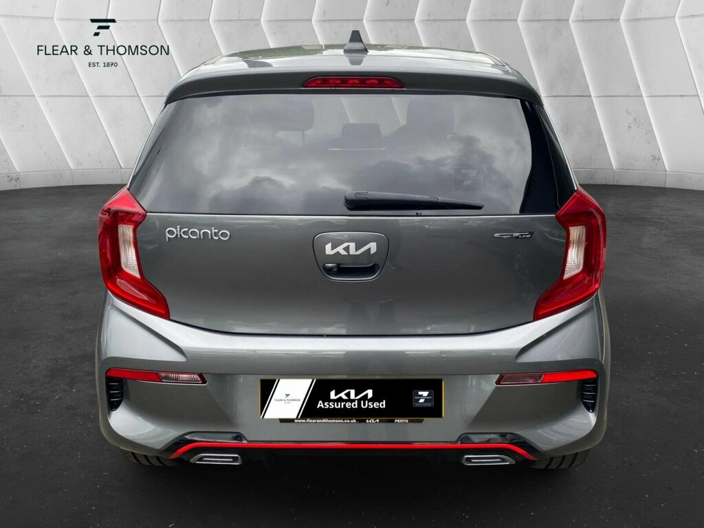 Kia Picanto 1.0 Dpi Gt-line Amt Euro 6 Ss Grey #4