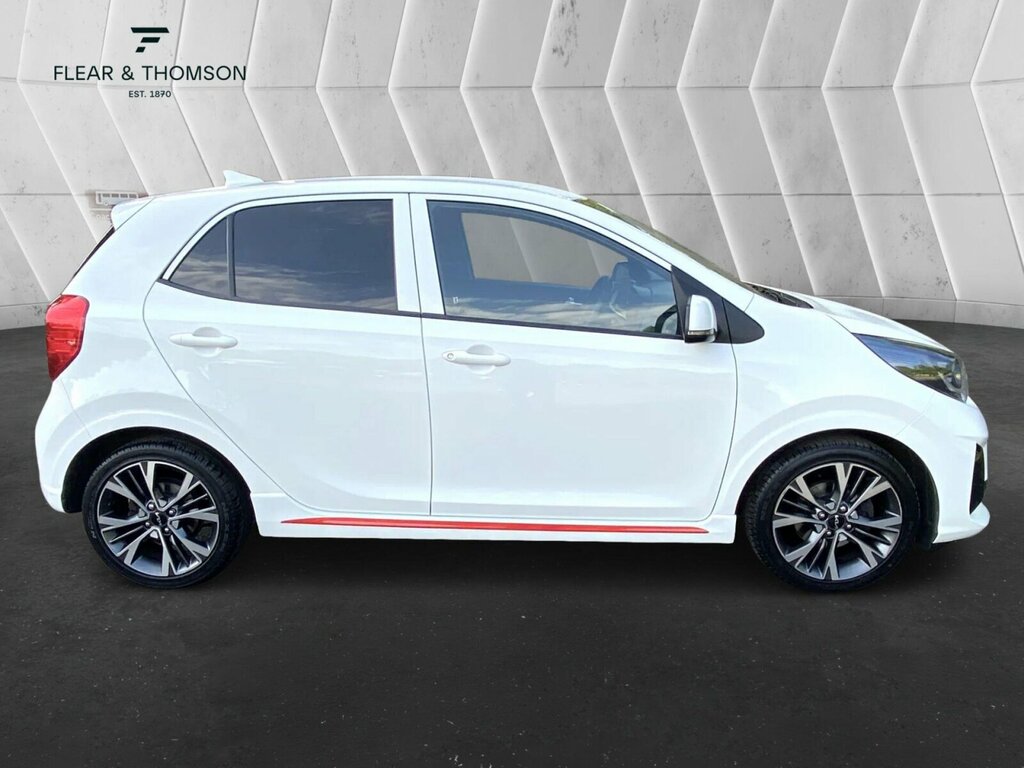 Kia Picanto 1.0 Dpi Gt-line Euro 6 Ss SA23RHK White #5