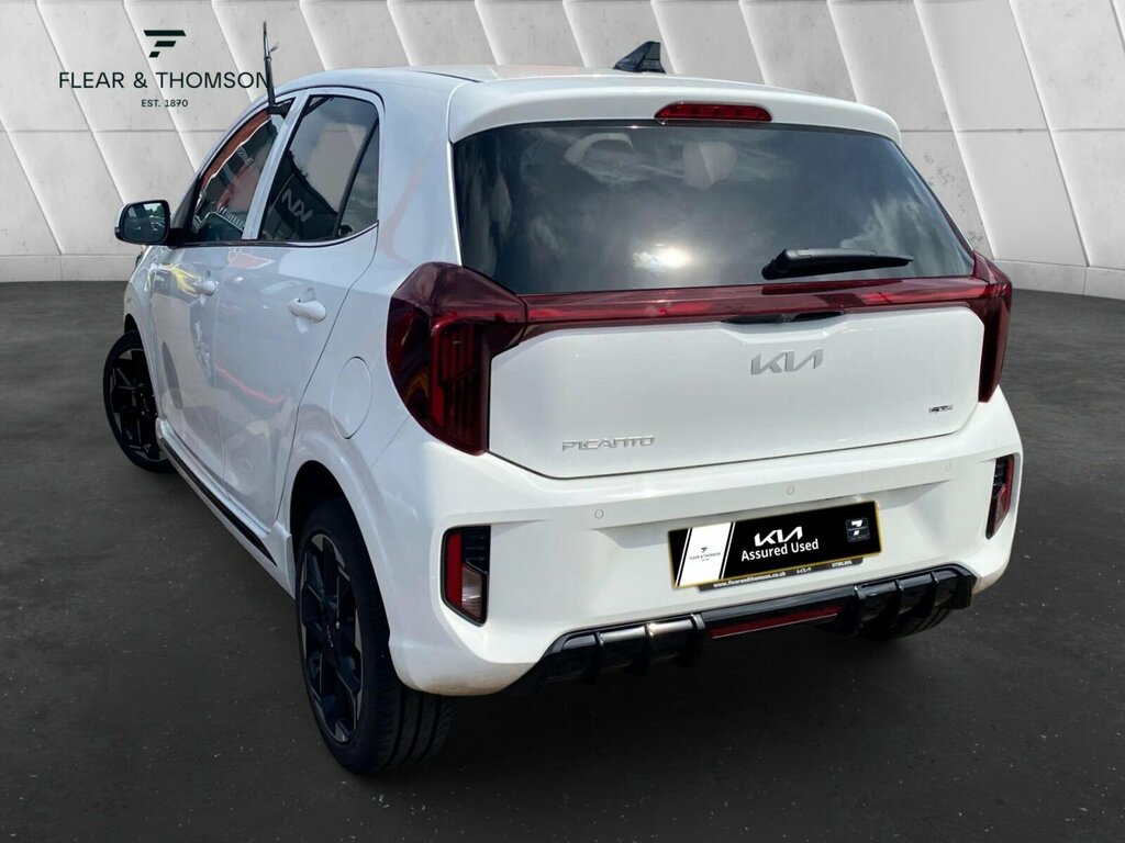 Kia Picanto 1.0 Gt-line Euro 6 Ss SH75ENY White #3