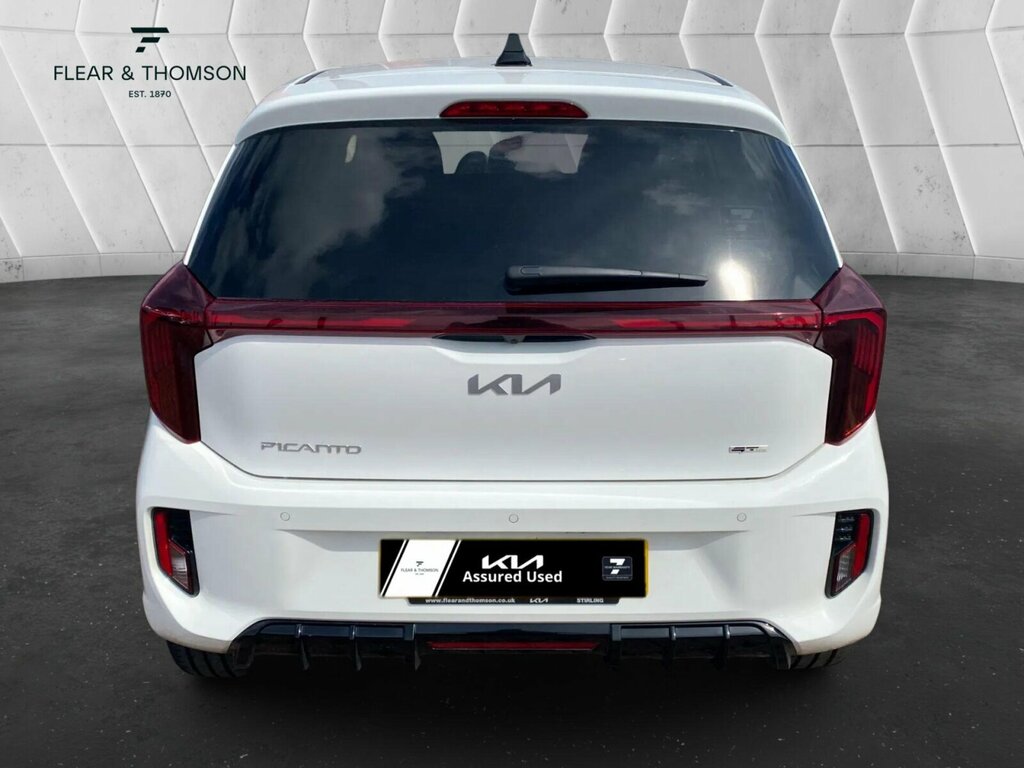 Kia Picanto 1.0 Gt-line Euro 6 Ss SH75ENY White #4