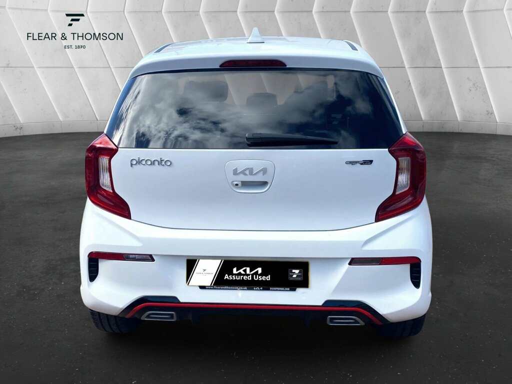 Kia Picanto 1.0 Dpi Gt-line Euro 6 Ss SK73EPF White #4