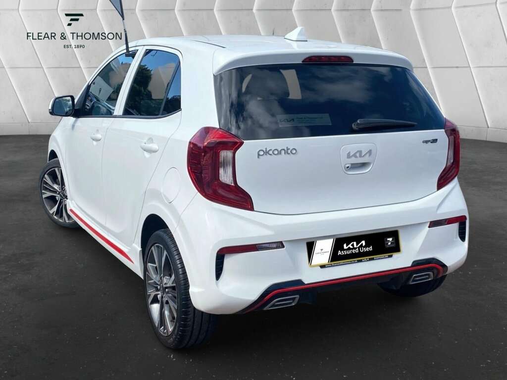 Kia Picanto 1.0 Dpi Gt-line Euro 6 Ss SK73EPF White #2