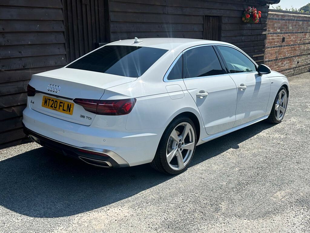 Audi A4 2.0 Tdi 35 S Line S Tronic Euro 6 Ss White #5