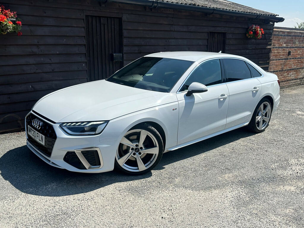 Audi A4 2.0 Tdi 35 S Line S Tronic Euro 6 Ss White #2