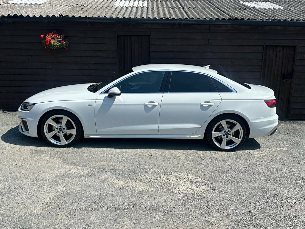 Audi A4 2.0 Tdi 35 S Line S Tronic Euro 6 Ss White #4