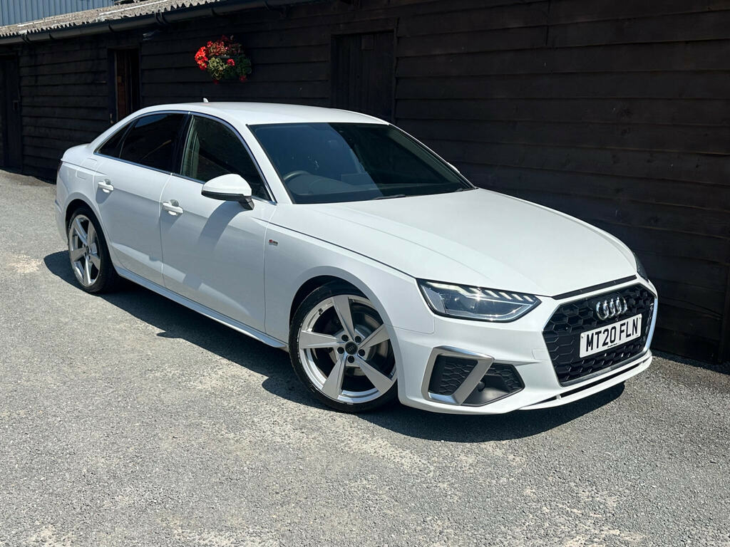 Audi A4 2.0 Tdi 35 S Line S Tronic Euro 6 Ss White