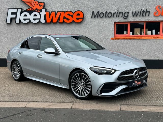 Mercedes-Benz C Class 2.0 C220dh Mhev Amg Line Premium Saloon Dies Silver