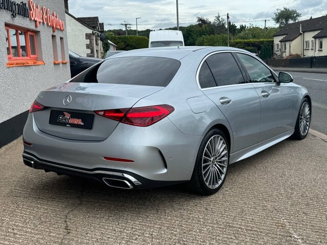 Mercedes-Benz C Class 2.0 C220dh Mhev Amg Line Premium Saloon Dies Silver #4