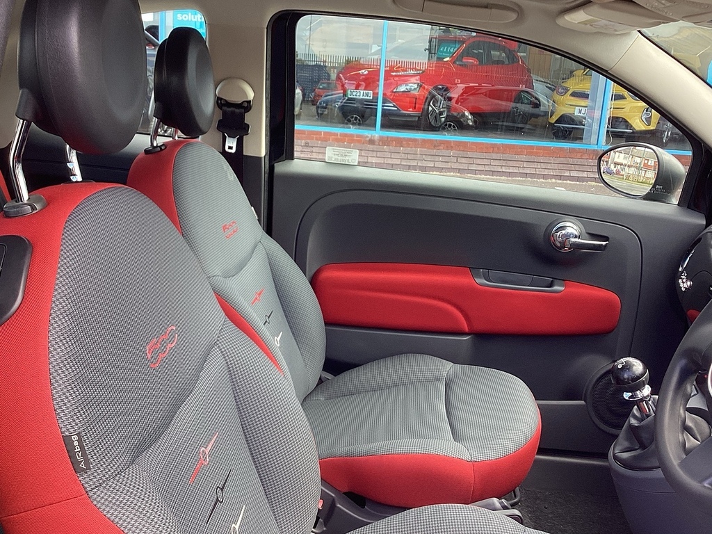 Fiat 500C Pop Black #6