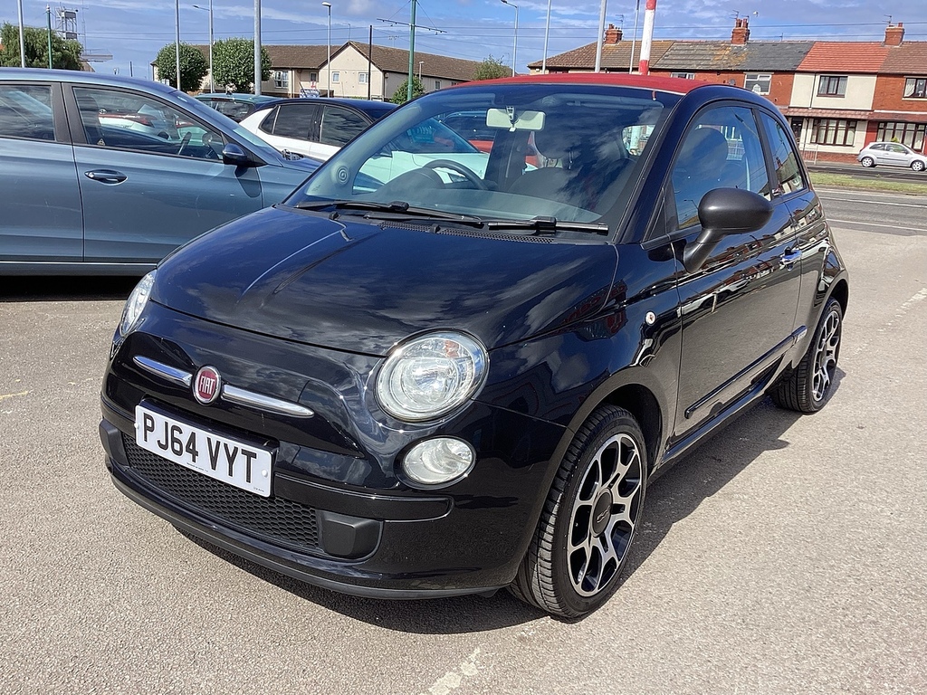 Fiat 500C Pop Black #3