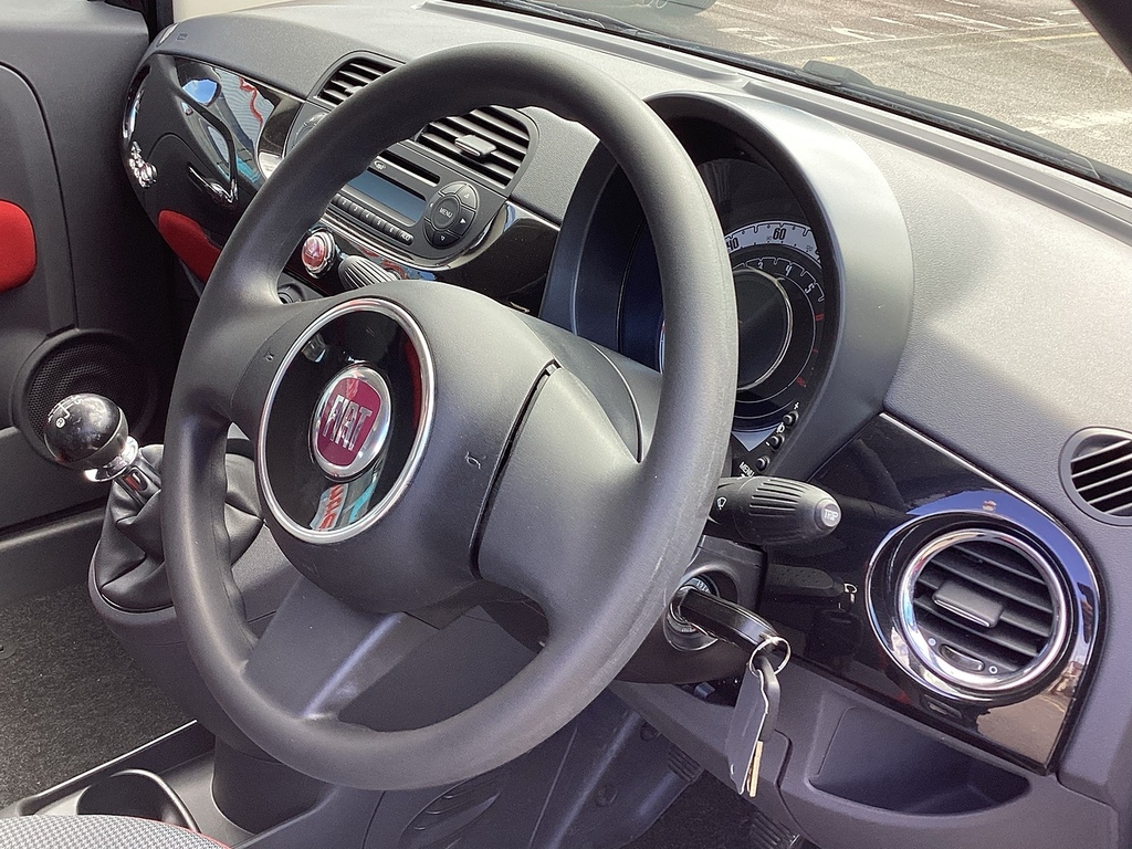 Fiat 500C Pop Black #5
