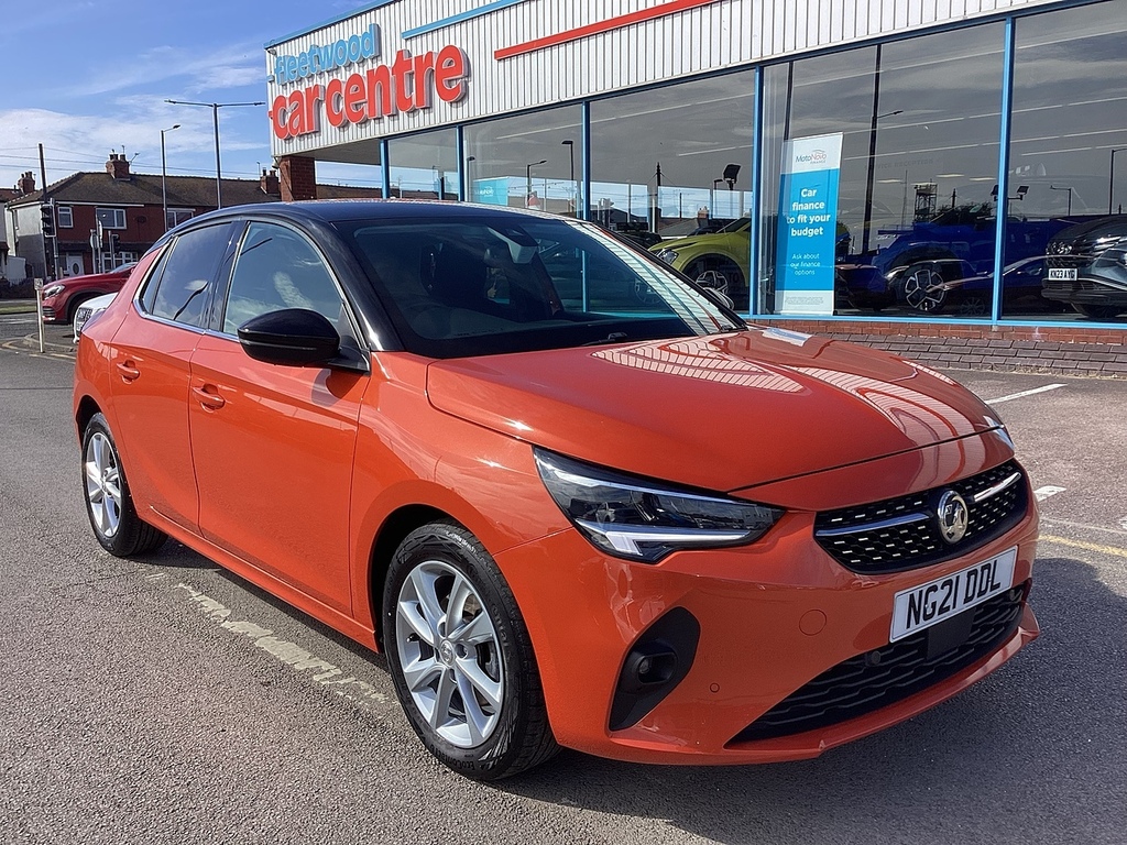Vauxhall Corsa Turbo D Elite Nav Orange
