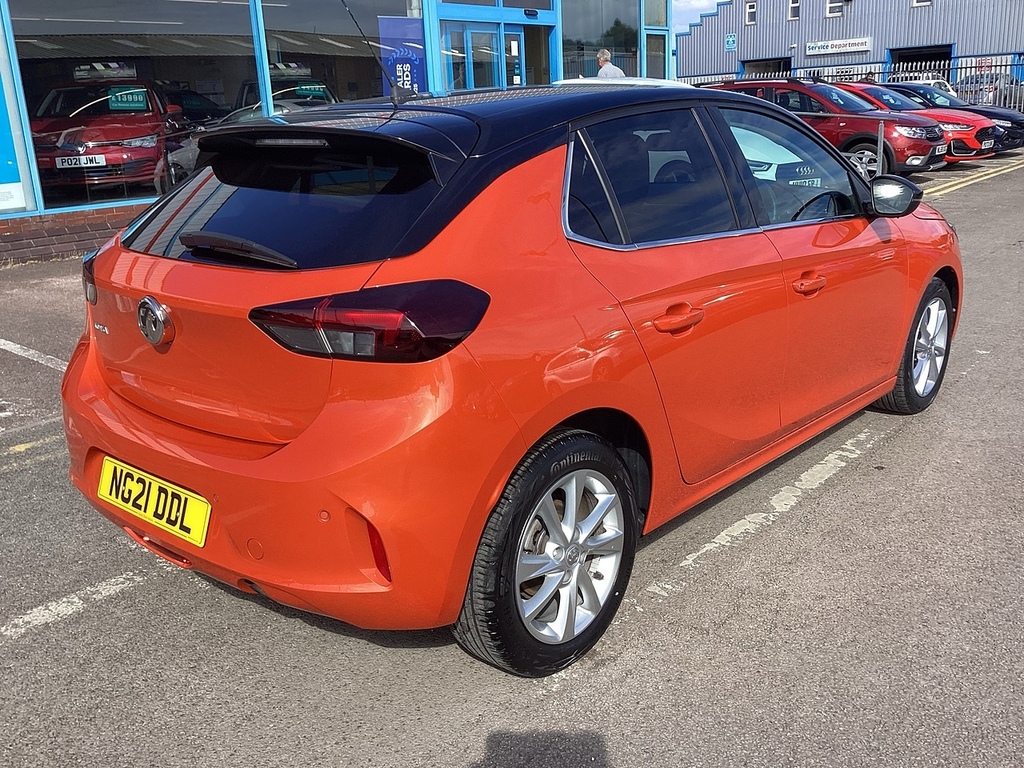 Vauxhall Corsa Turbo D Elite Nav Orange #4