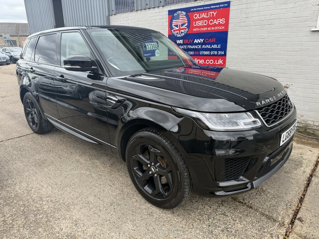Land Rover Range Rover Sport 3.0 Sd V6 Hse 2018 LG68FHS Black #2