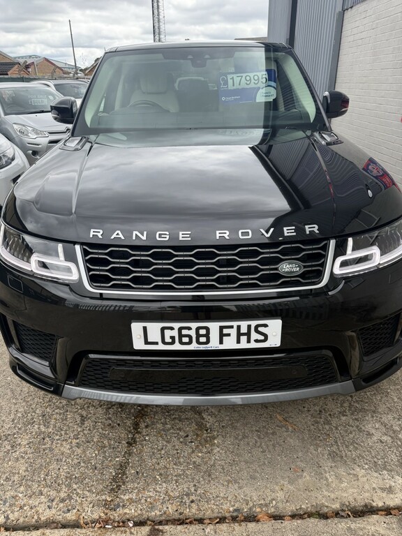 Land Rover Range Rover Sport 3.0 Sd V6 Hse 2018 LG68FHS Black #6