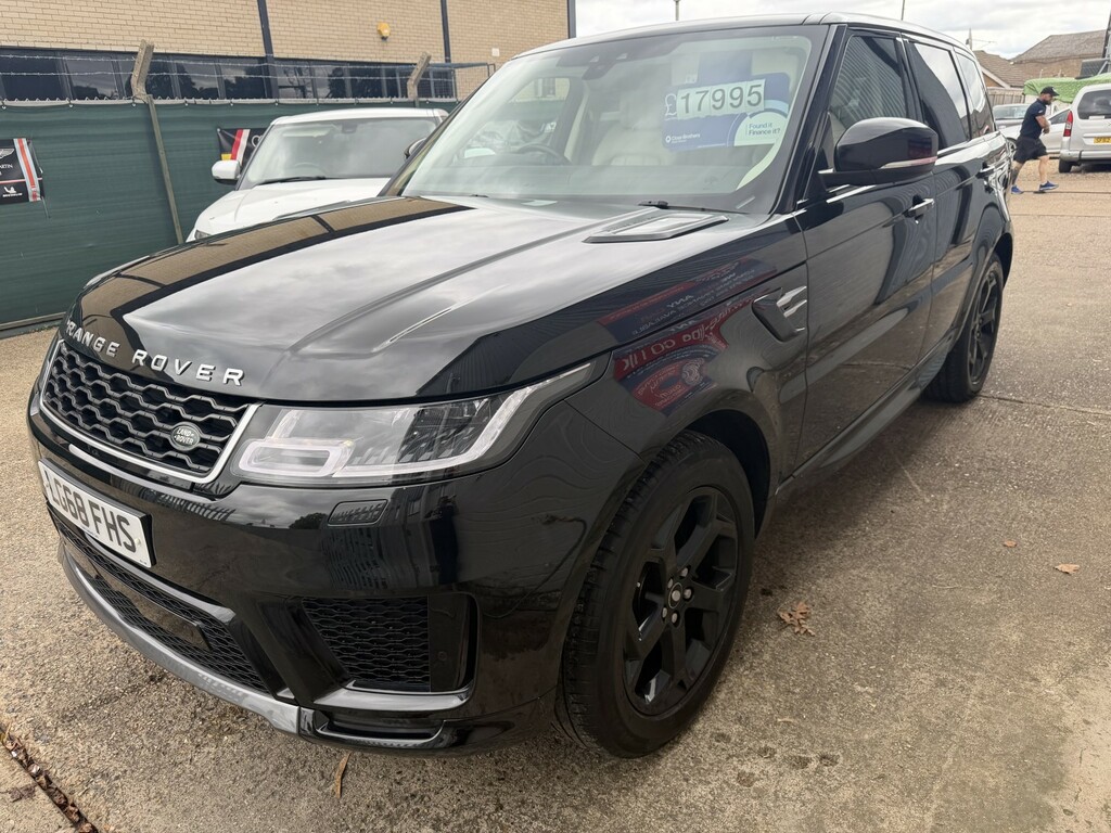 Land Rover Range Rover Sport 3.0 Sd V6 Hse 2018 LG68FHS Black #5