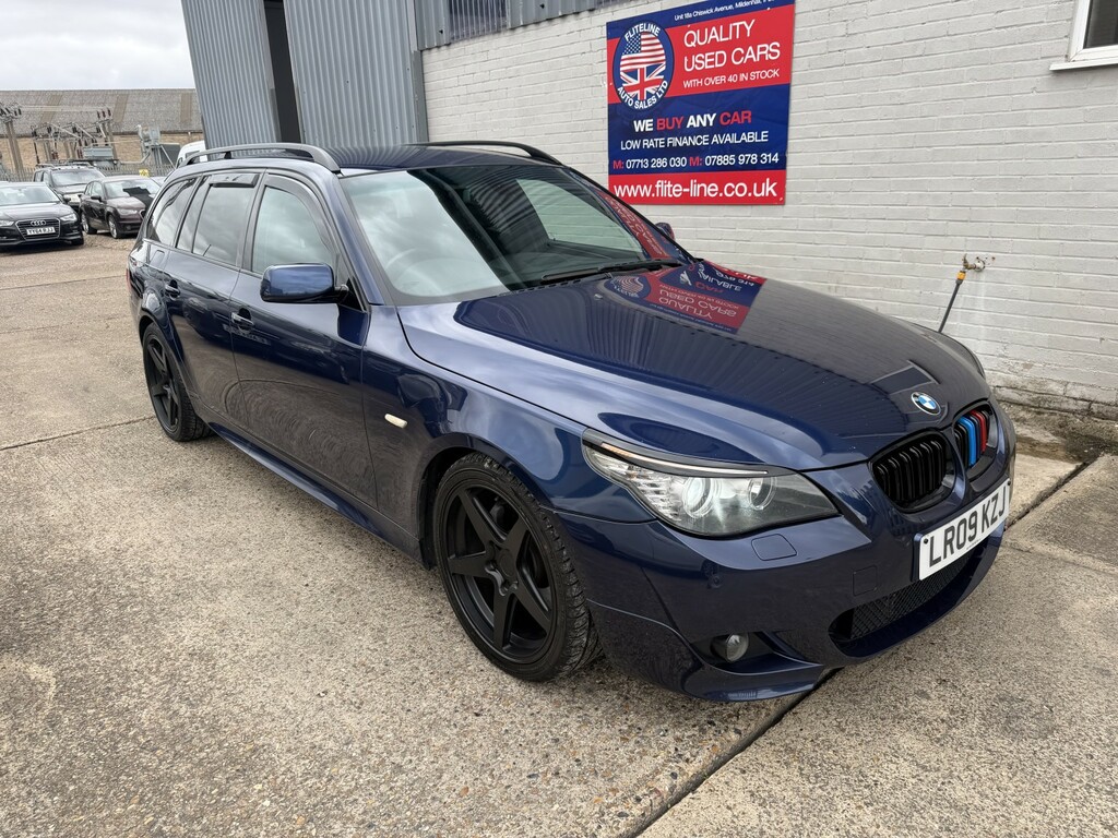 BMW 5 Series 2.0 520D M Sport Touring 2009 Blue