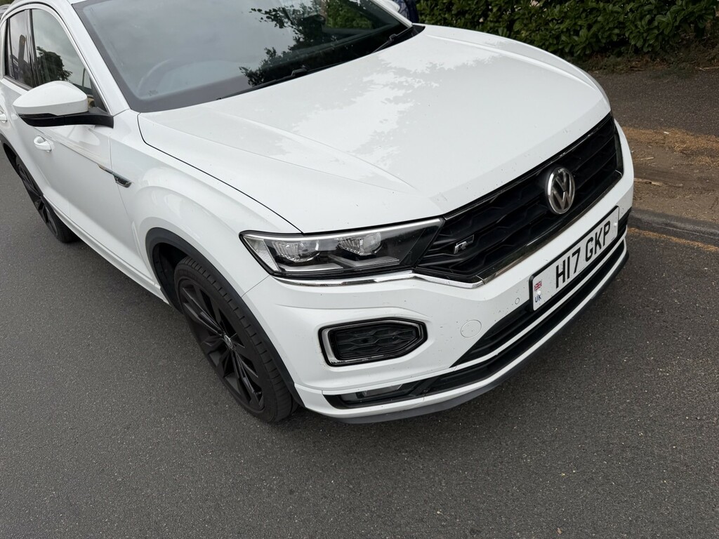 Volkswagen T-Roc 1.6 Tdi R-line White #4
