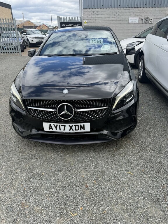 Mercedes-Benz A Class 2.1 A200d Amg Line 2017 AY17XDM Black #2