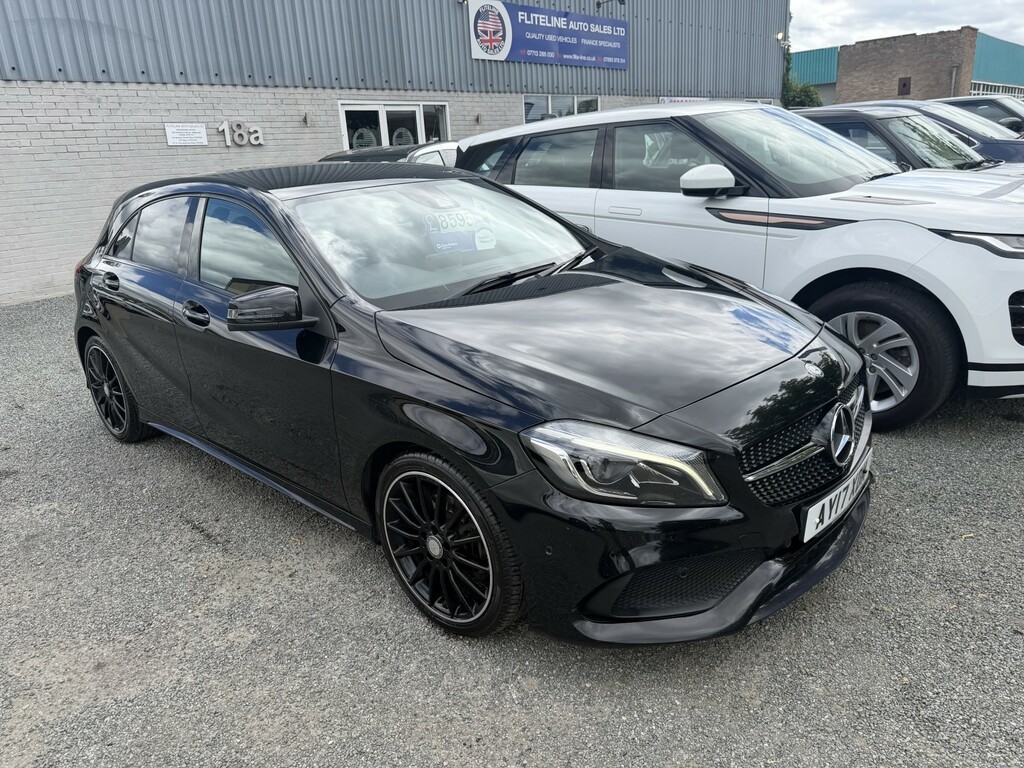 Mercedes-Benz A Class 2.1 A200d Amg Line 2017 AY17XDM Black #3