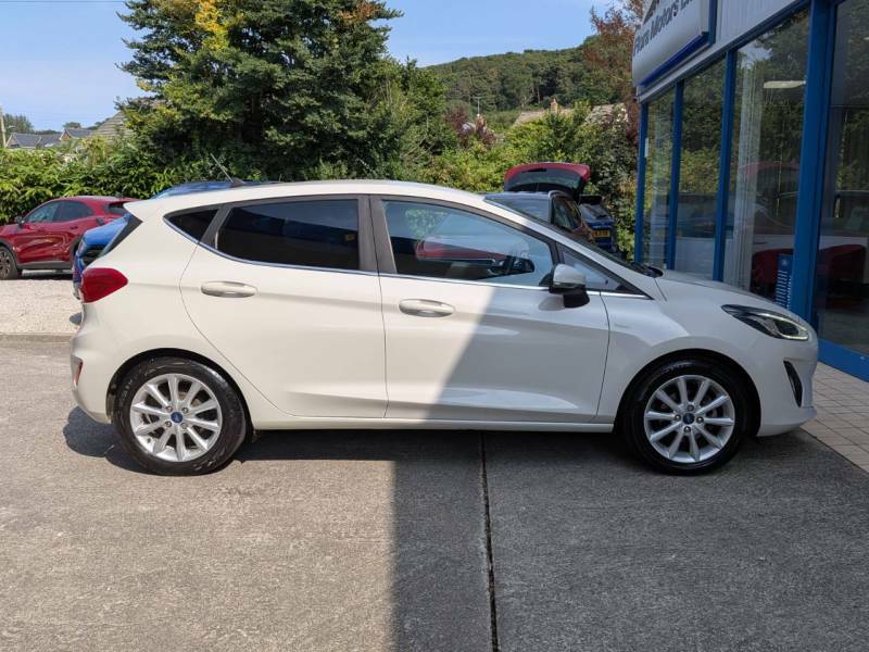 Ford Fiesta 1.0 Ecoboost Hybrid Mhev 125 Titanium - 2020 WK70VUL White #5