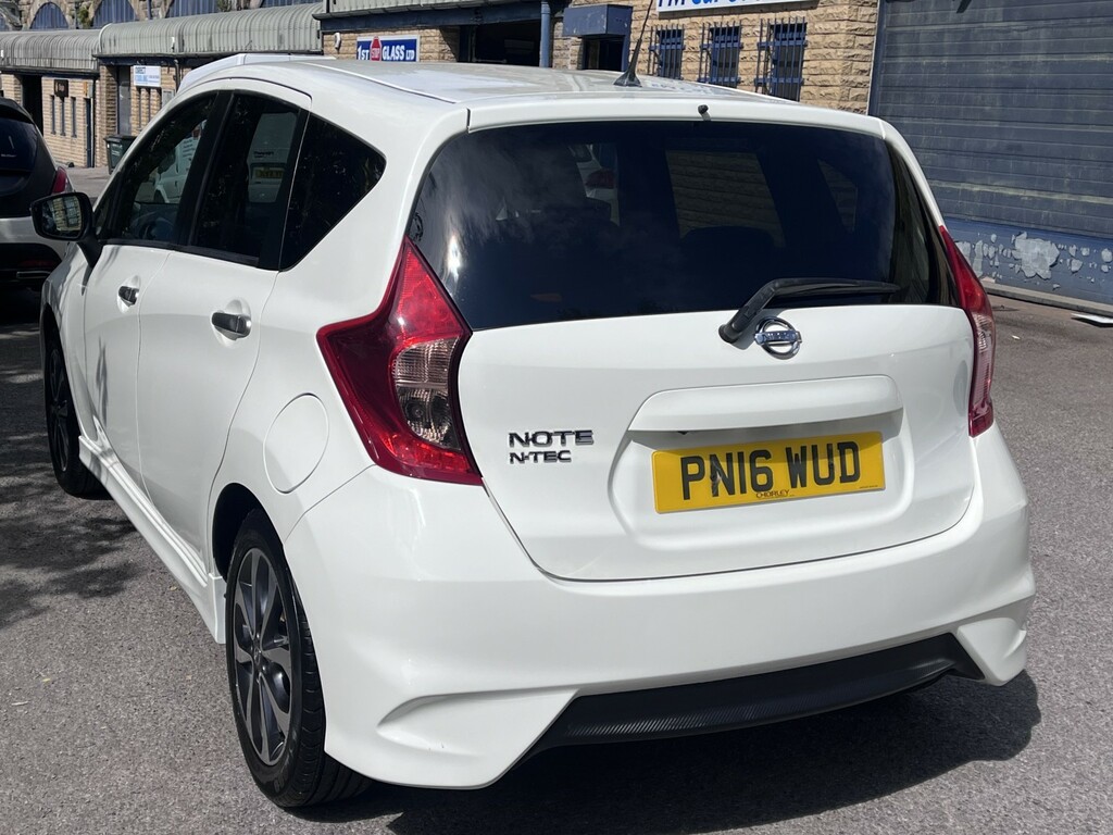 Nissan Note 1.2 N-tec Hatchback Euro 6 S S White #4