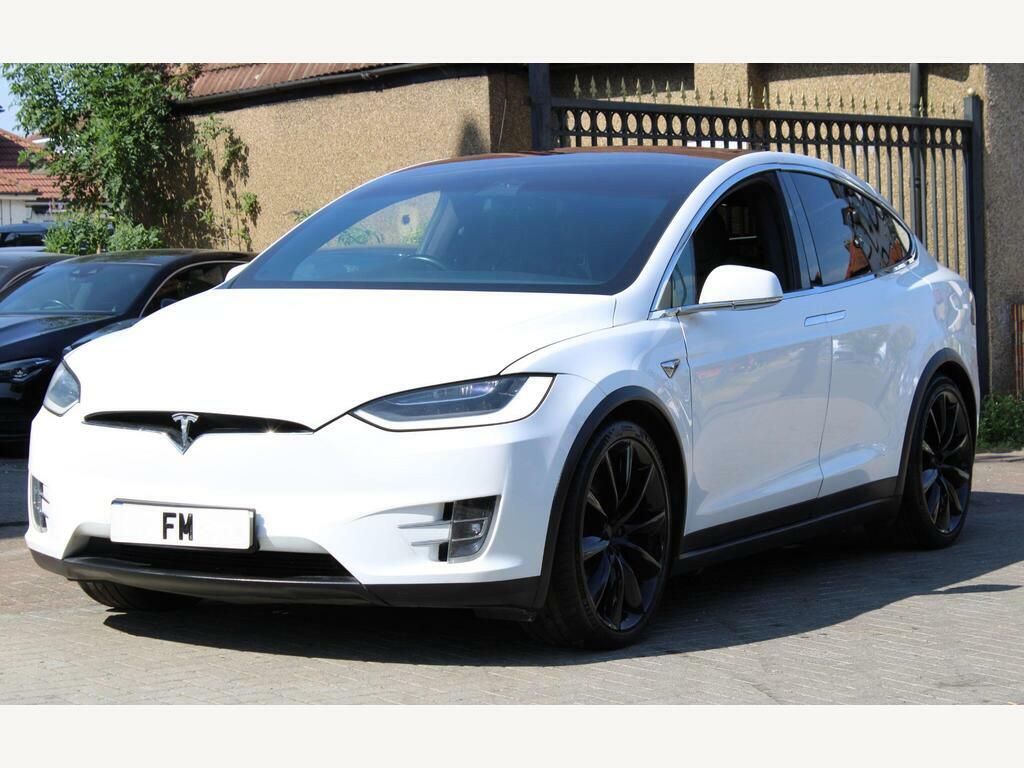 Tesla Model X Dual Motor Long Range 4Wde White #5