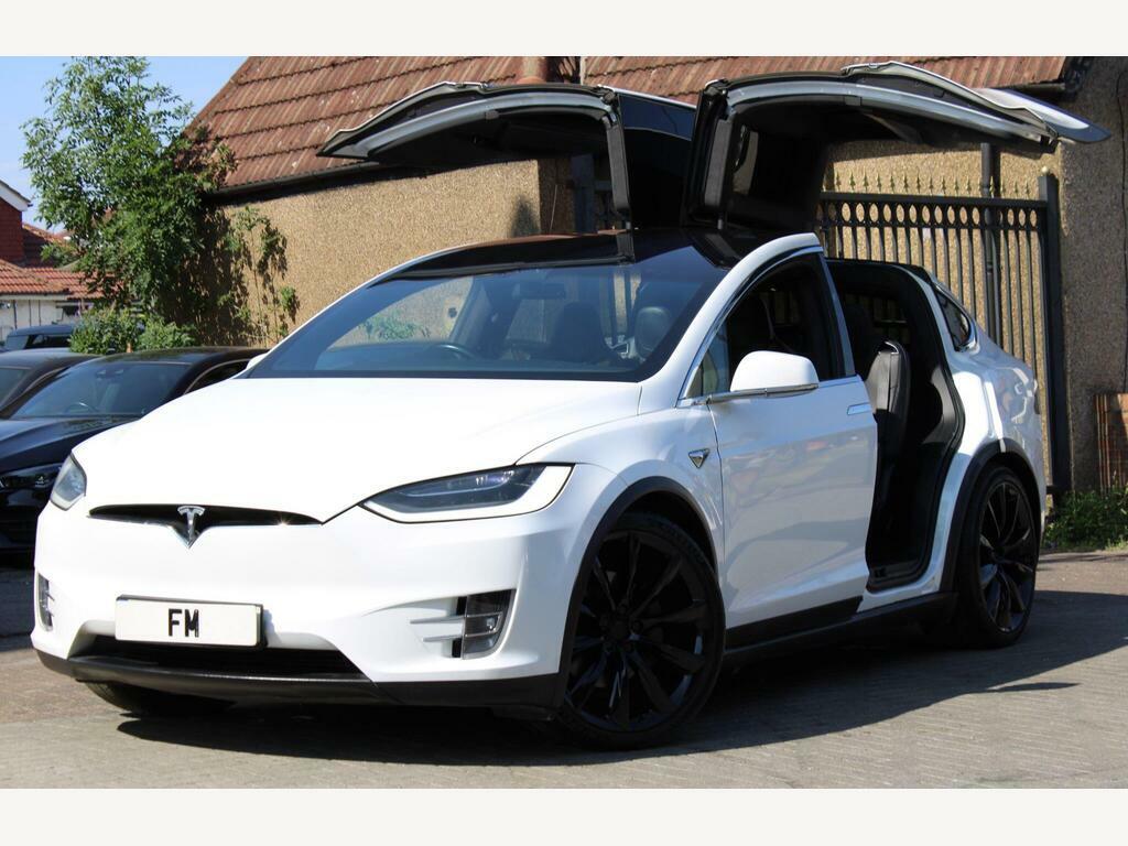 Tesla Model X Dual Motor Long Range 4Wde White #3
